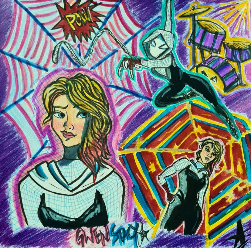 Gwen Stacy From Miles' Sketchbook Click for more...